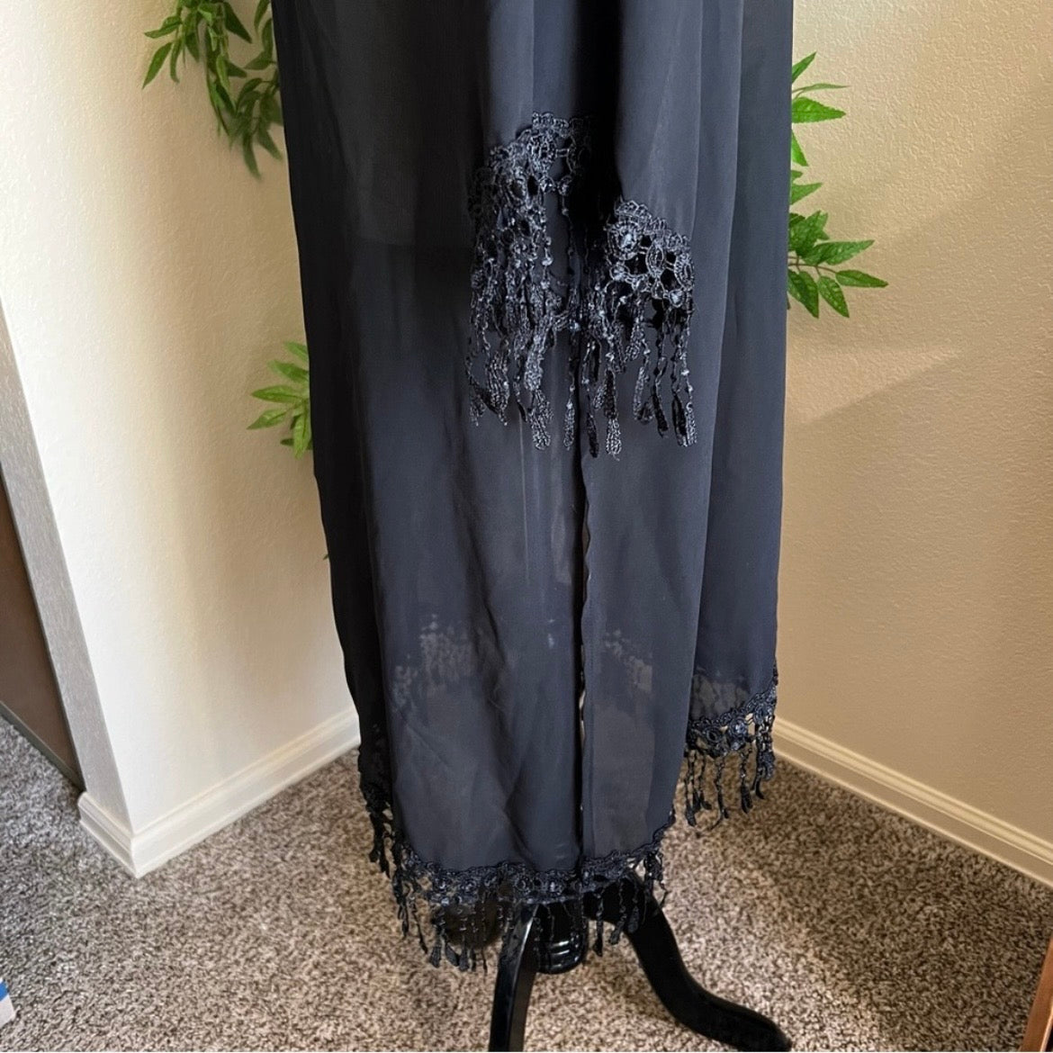 Black Sheer Cover Up