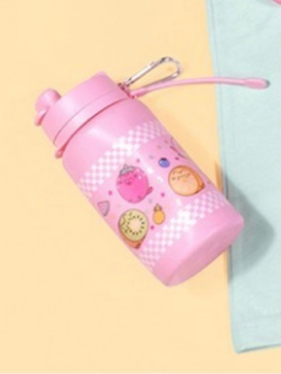 Collapsible Pink Water Bottle