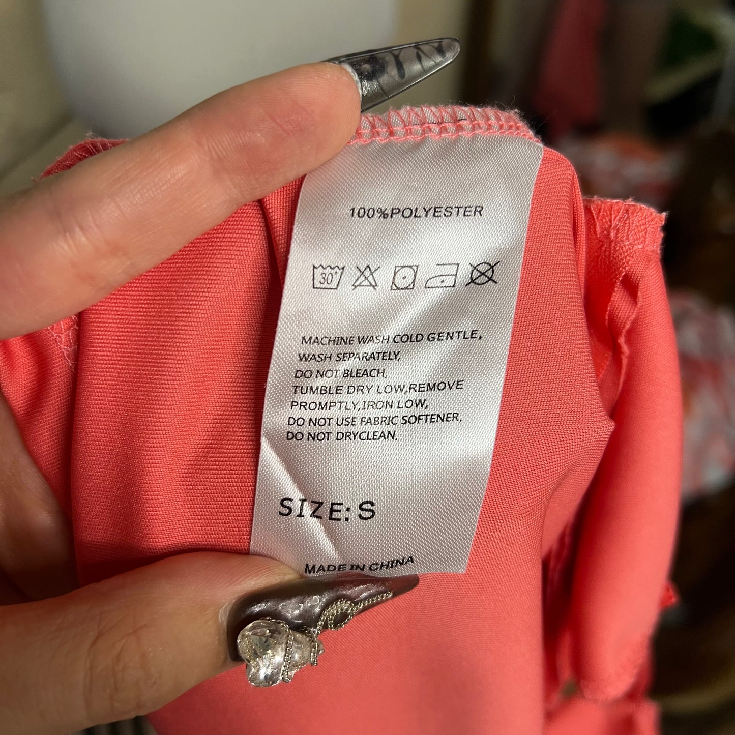 Coral Long Sleeve Performance Top