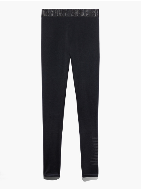 Black High-Rise Seamless Leggings