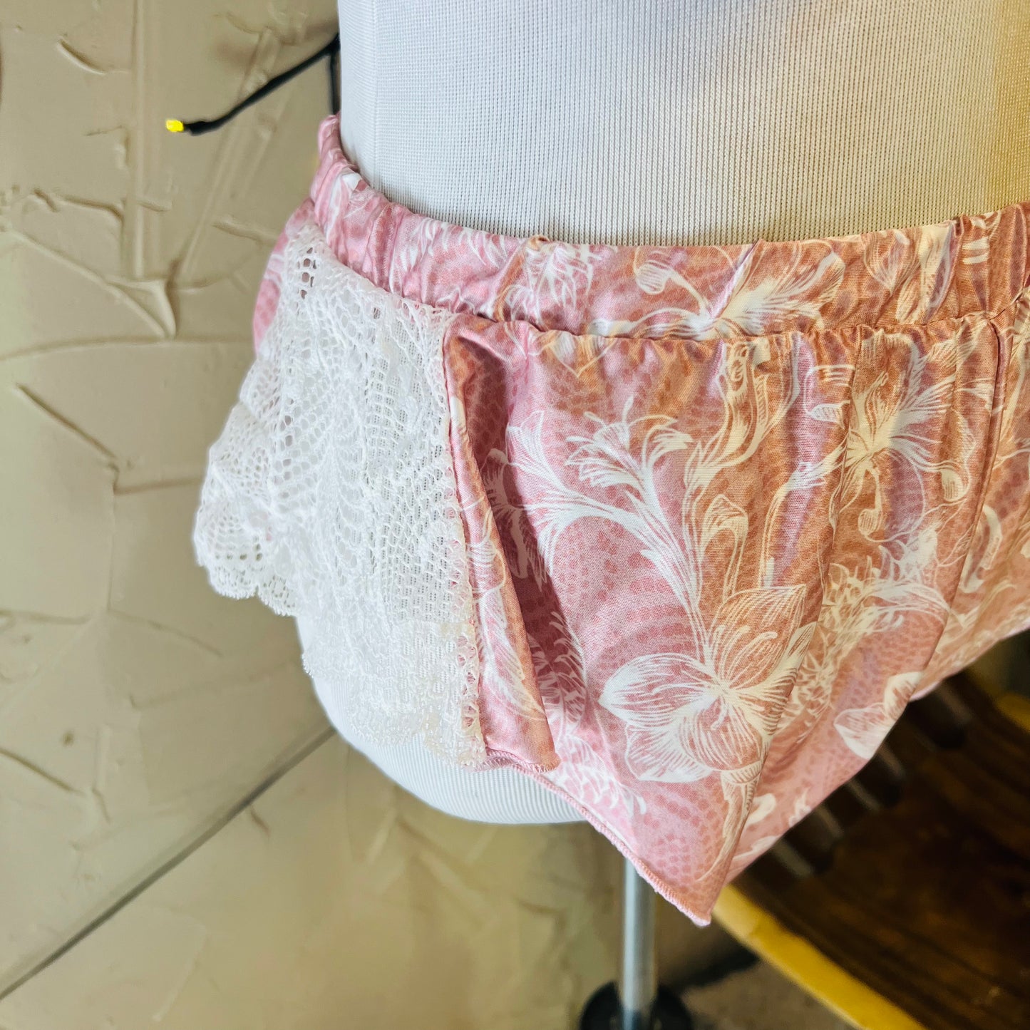 Pink Floral Pajama Set