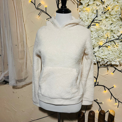 Cream Sherpa Hoodie