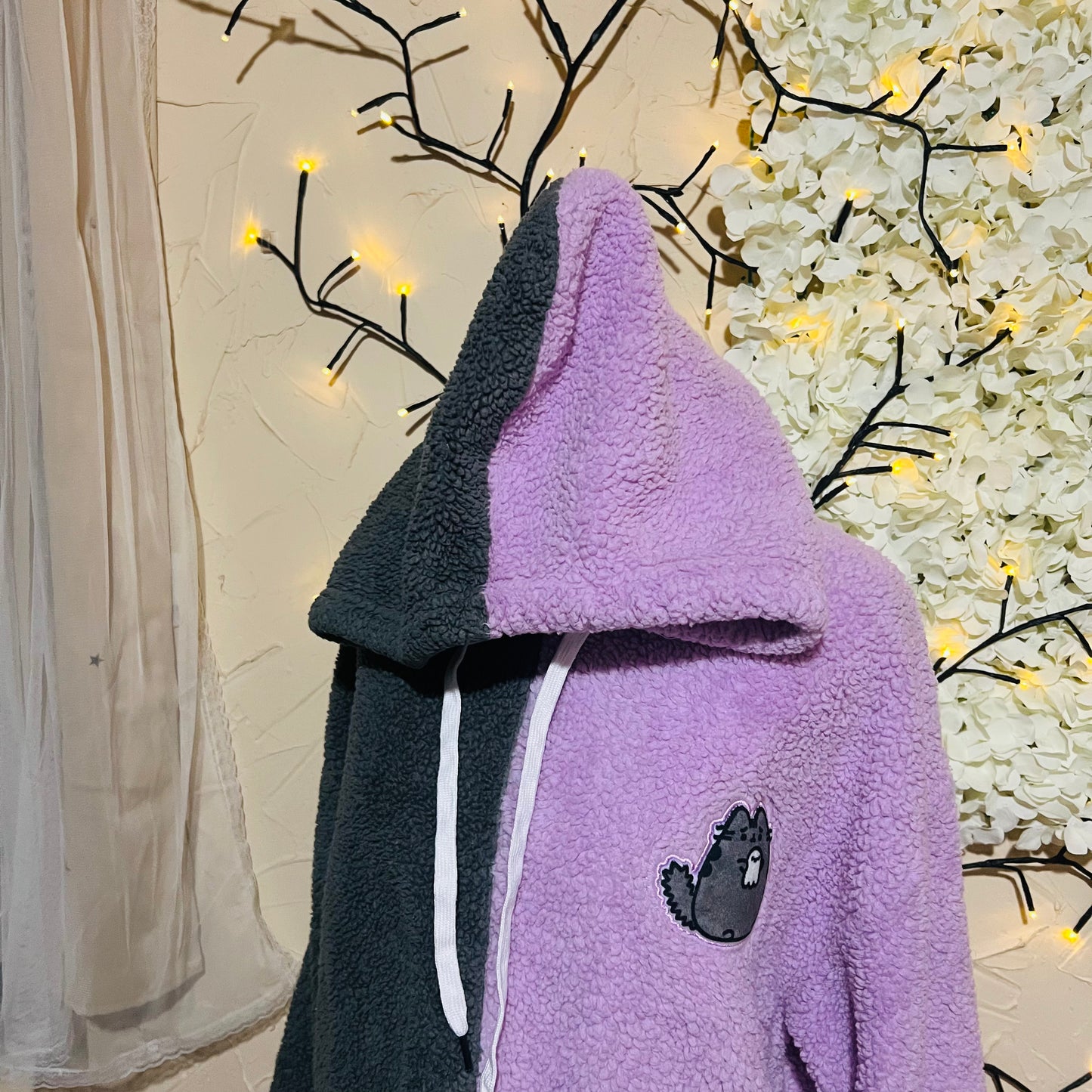 Pusheen Two-Tone Sherpa Hoodie