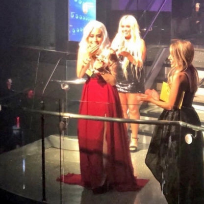 Red Two-Piece Dress