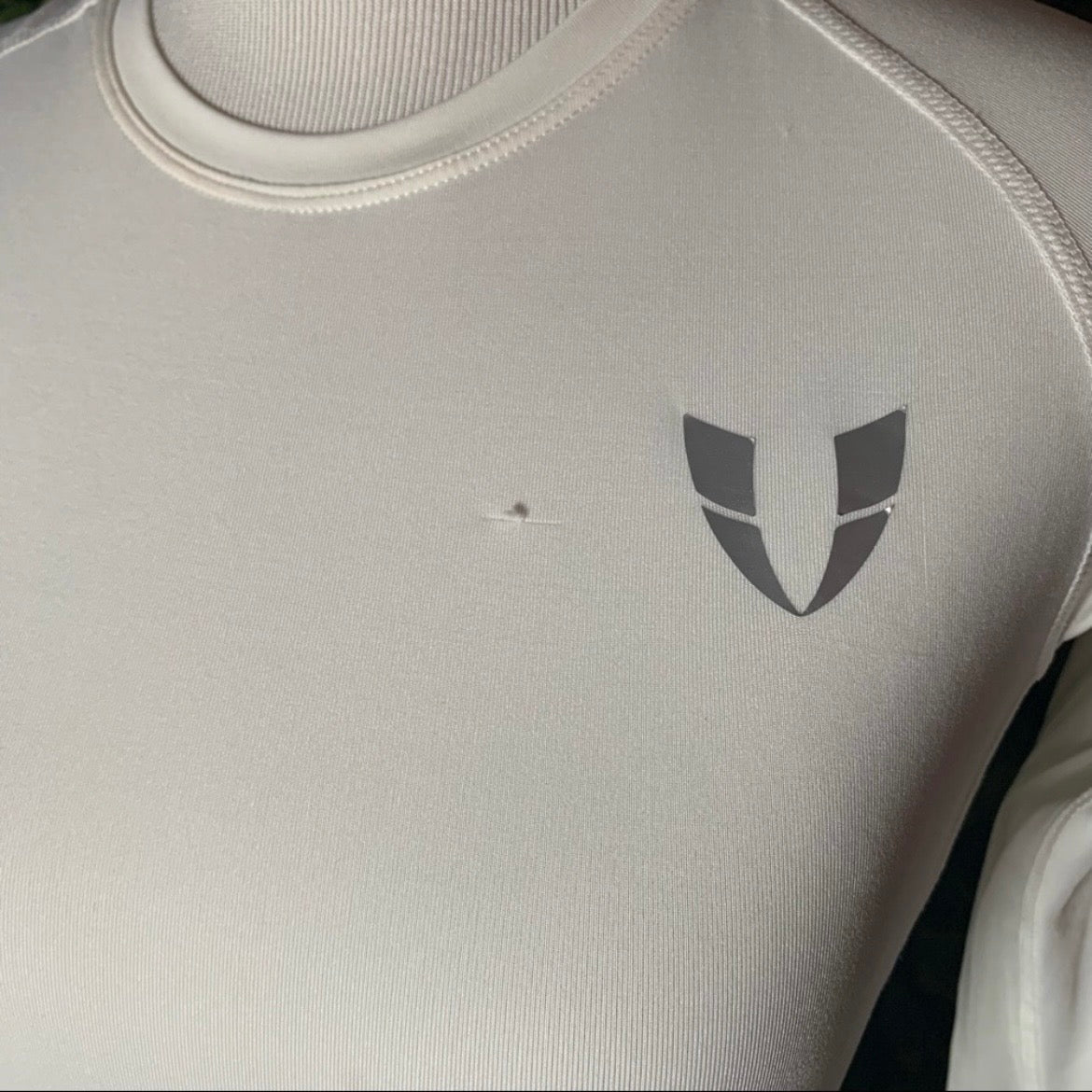 White Gym Crop Top