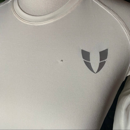 White Gym Crop Top
