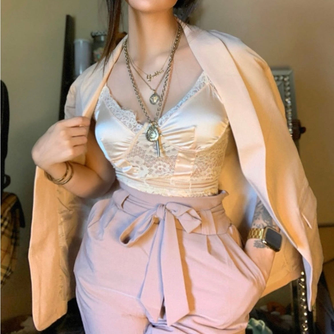 Chic Cream Blazer