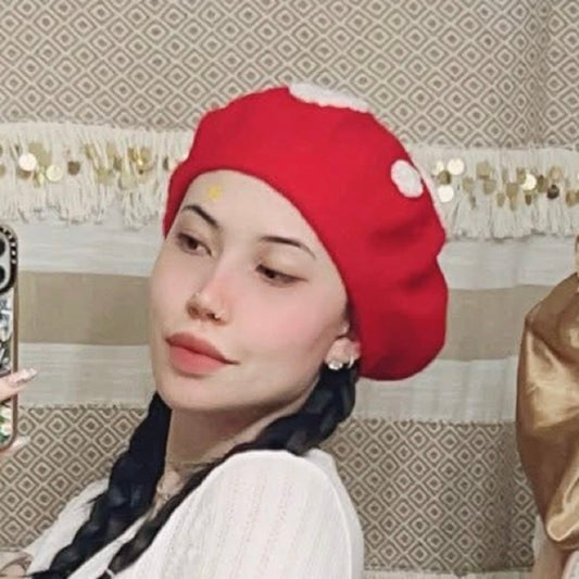 Red Mushroom Beret