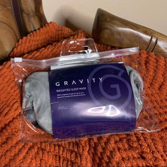 Grey Weighted Sleep Mask