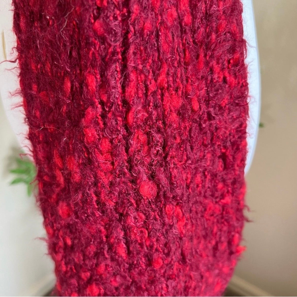 Red Winter Scarf