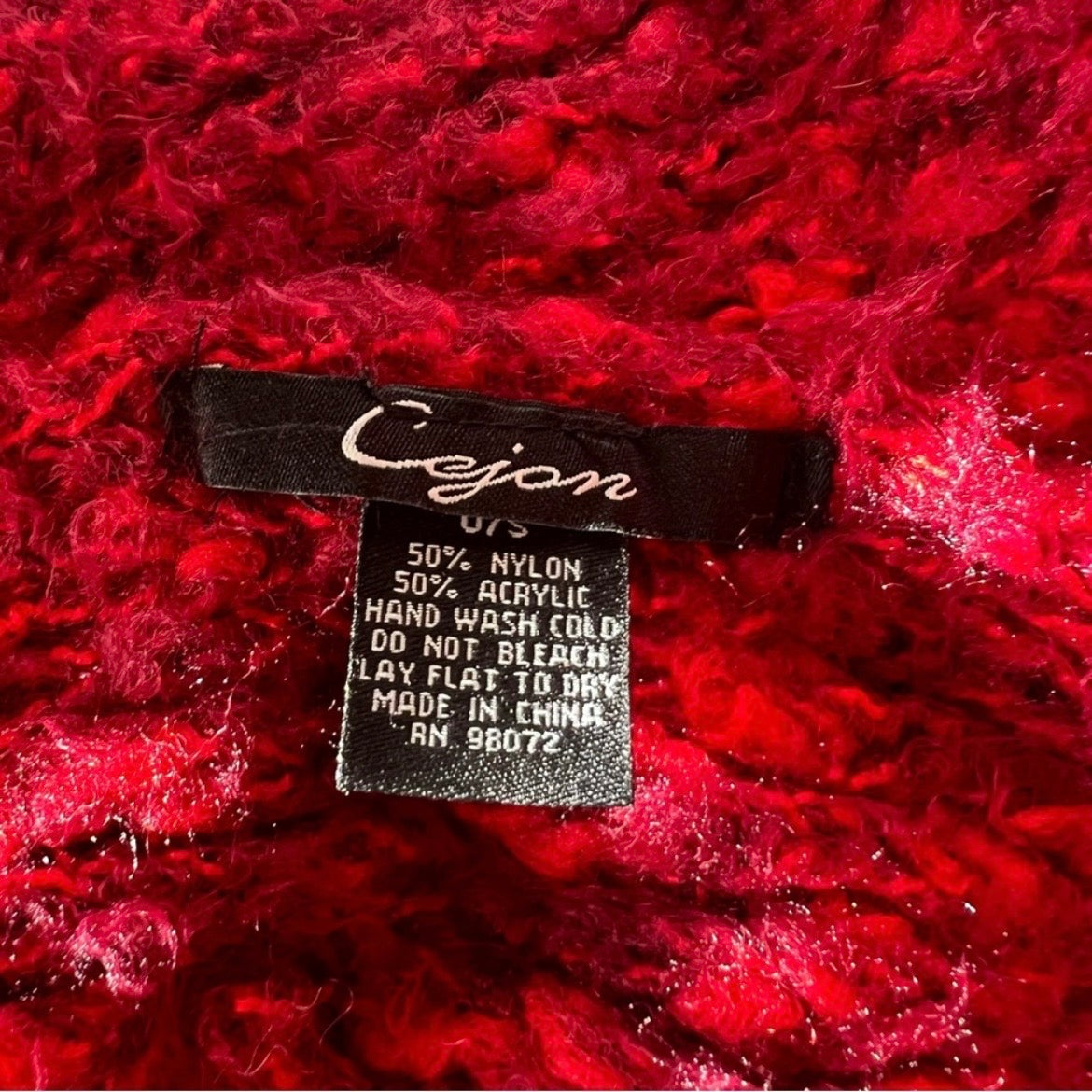 Red Winter Scarf