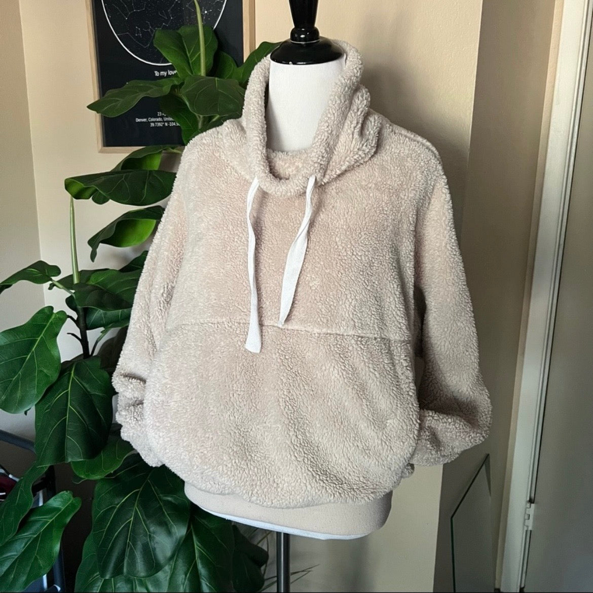 Faux Shearling Sweater