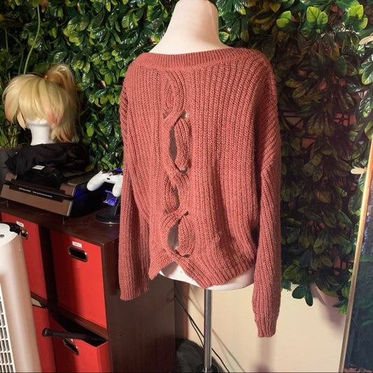 Red Knit Sweater