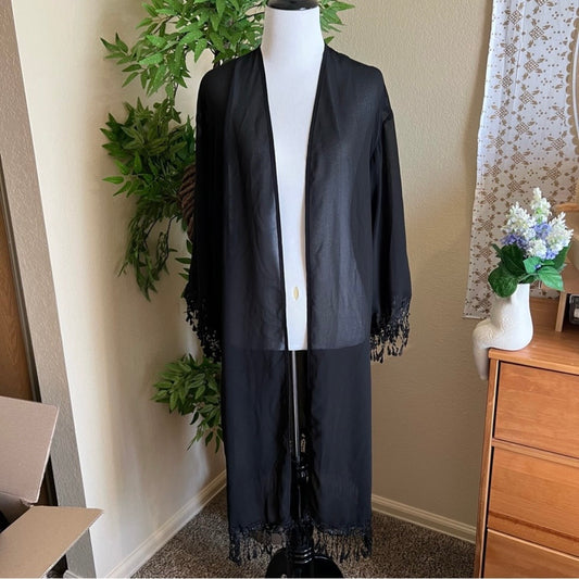 Black Sheer Cover Up