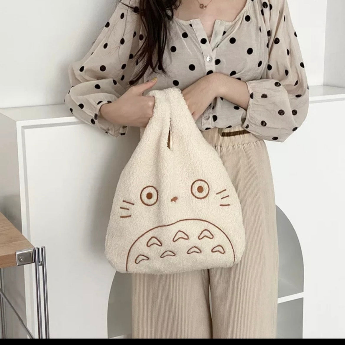 My Neighbor Totoro Fluffy Tote Bag