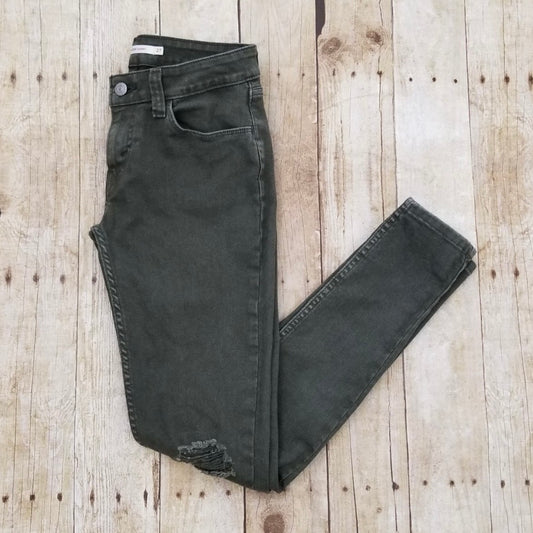 Olive Green Skinny Jeans