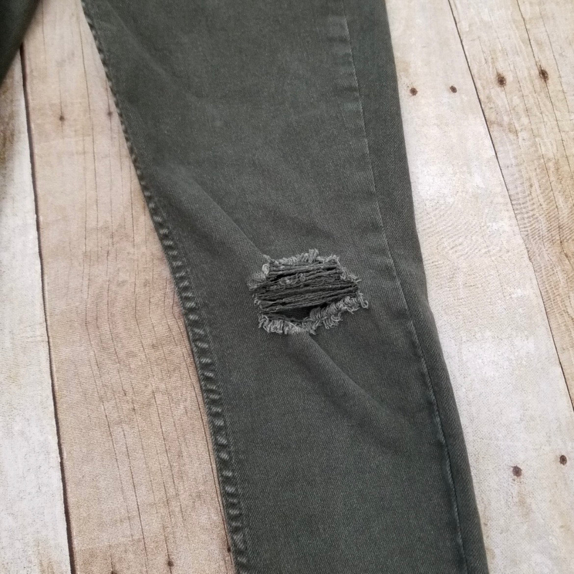 Olive Green Skinny Jeans