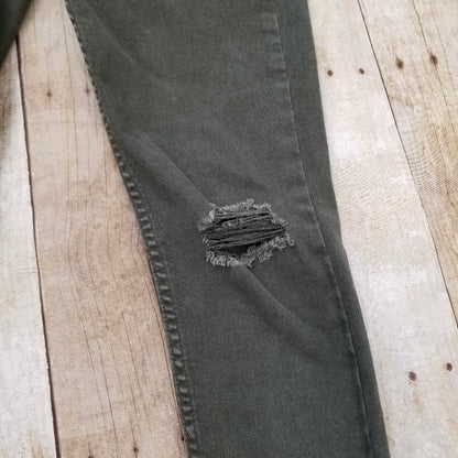 Olive Green Skinny Jeans