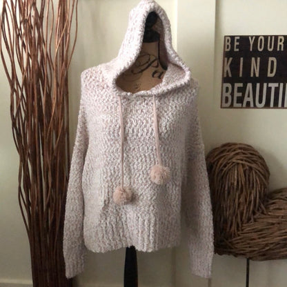Light Blush Pom-Pom Sweater