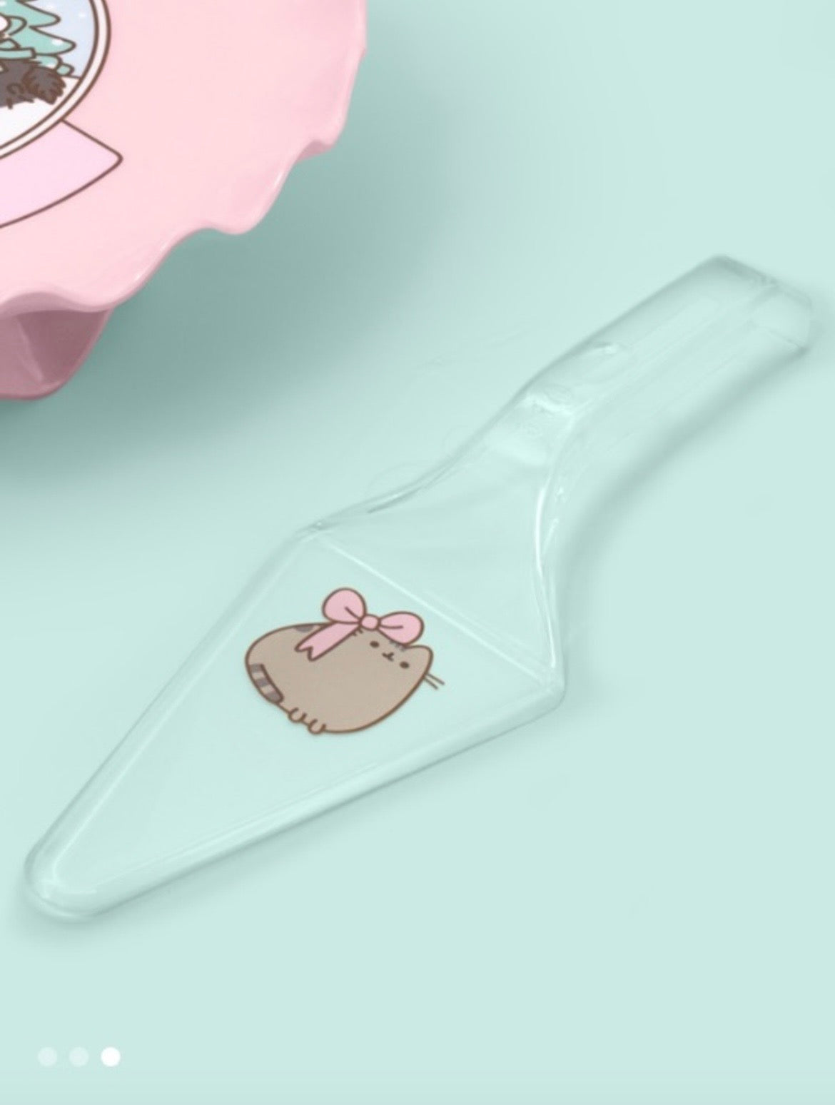 Clear Cake Server