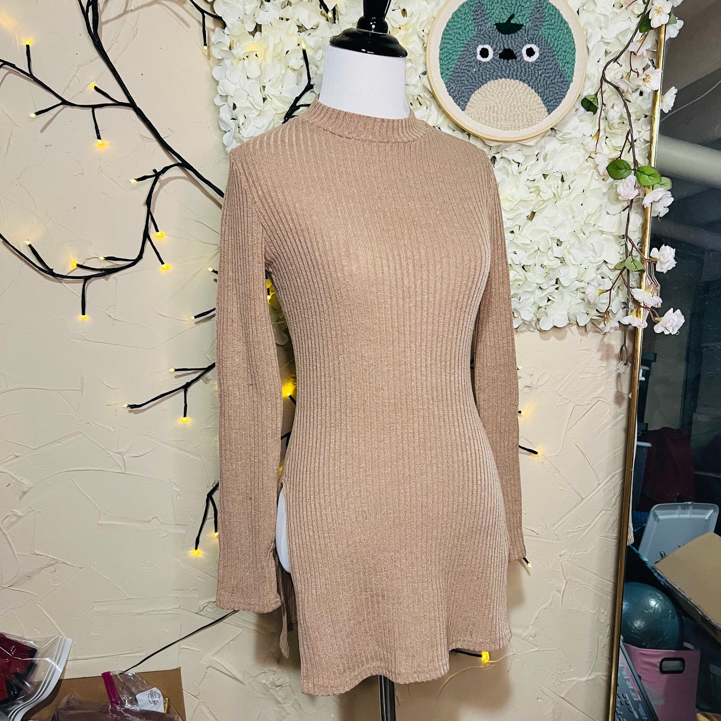 Taupe Ribbed Tunic