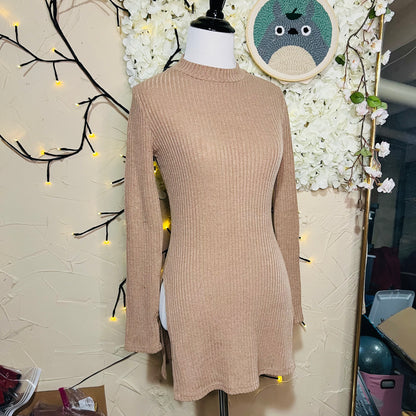 Taupe Ribbed Tunic