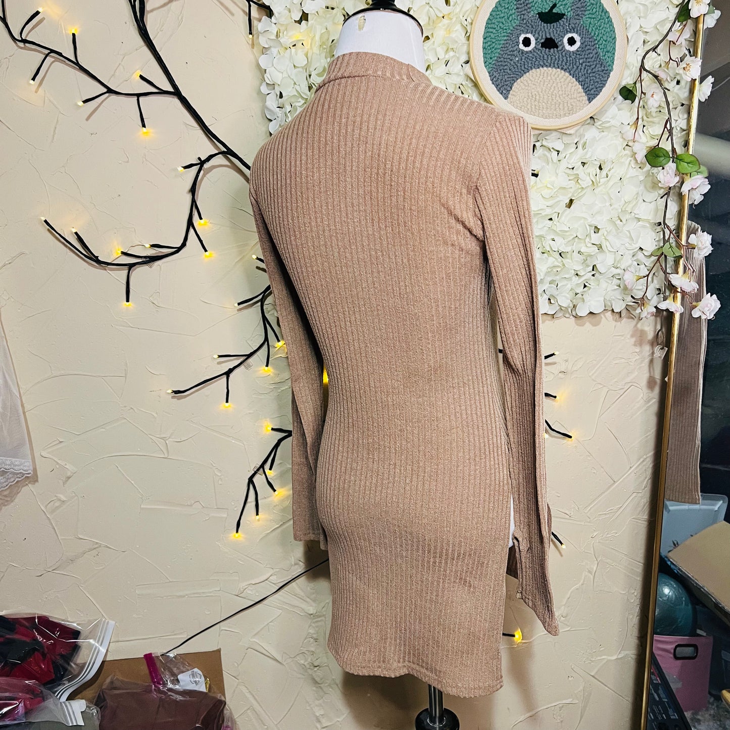Taupe Ribbed Tunic