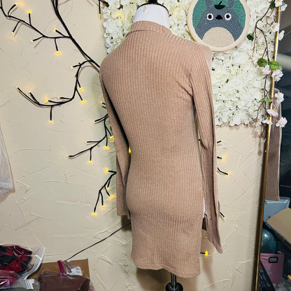 Taupe Ribbed Tunic