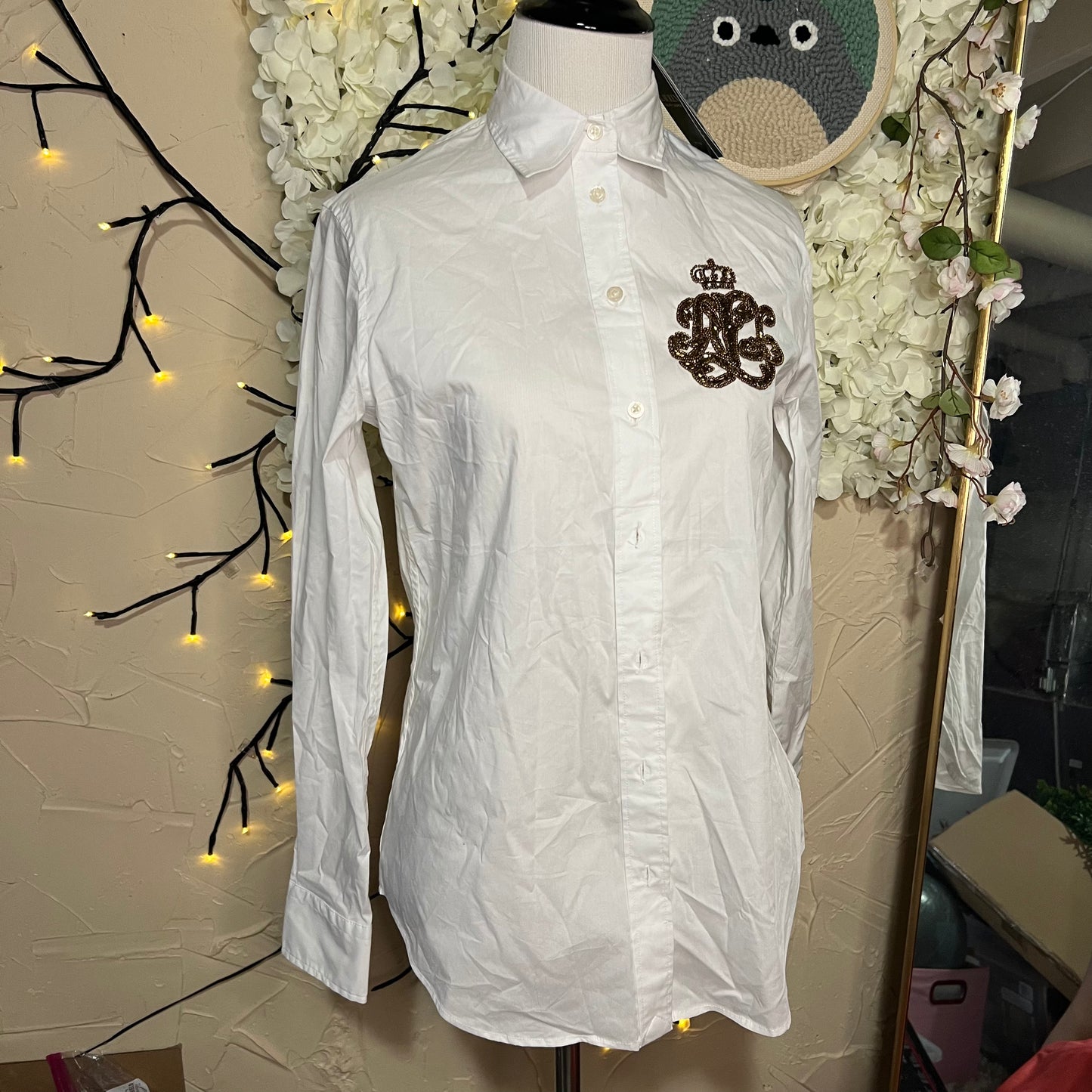 White Button-Down Shirt