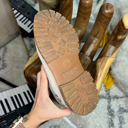 Timberland Light Taupe Lace-Up Boots