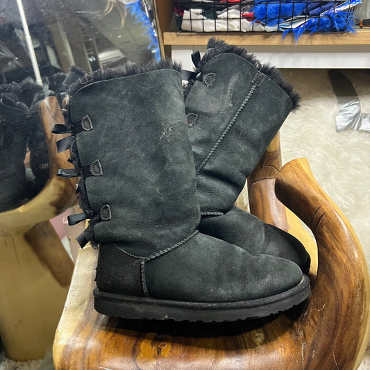 Black Bow Ugg Boots