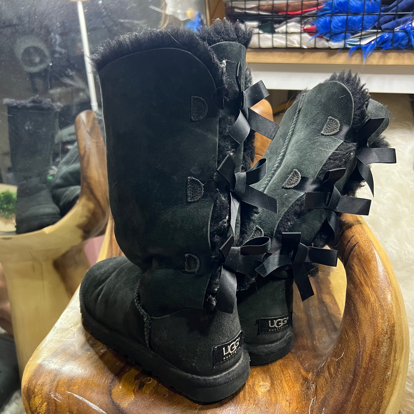 Black Bow Ugg Boots