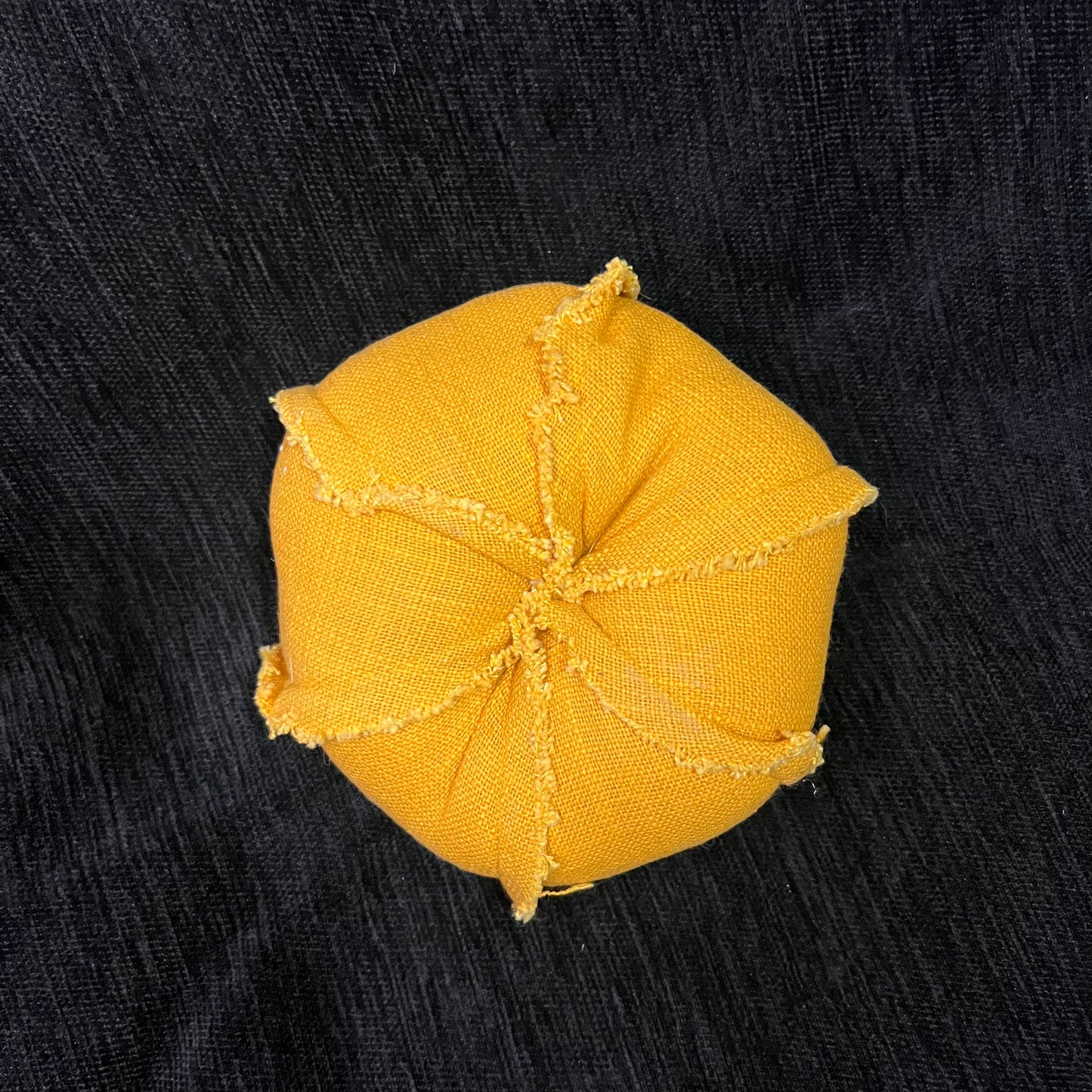Orange Fabric Pumpkin Decor
