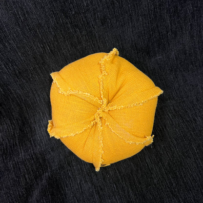 Orange Fabric Pumpkin Decor