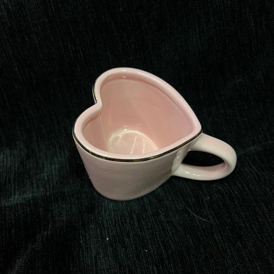 Pink Heart Ceramic Mug