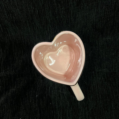 Pink Heart Ceramic Mug