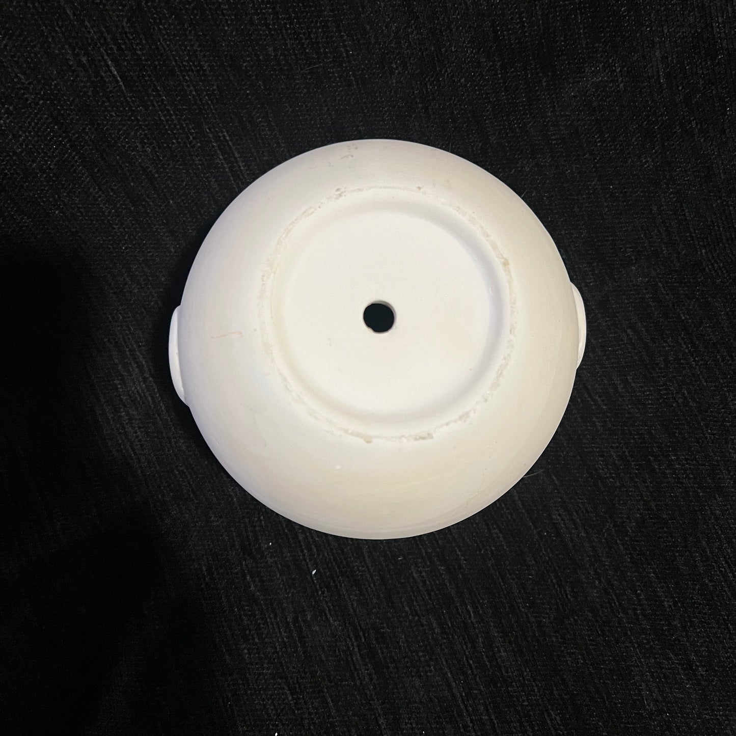 White Ceramic Cauldron Planter
