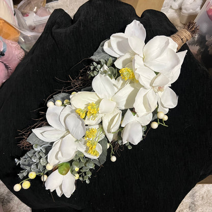 White Magnolia Wall Accent