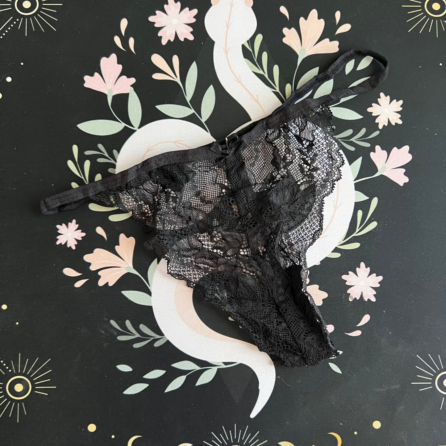 Black Lace G-String