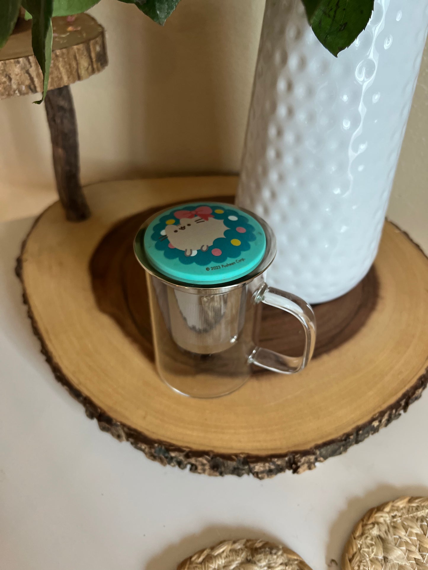 Pusheen Glass Tea Mug