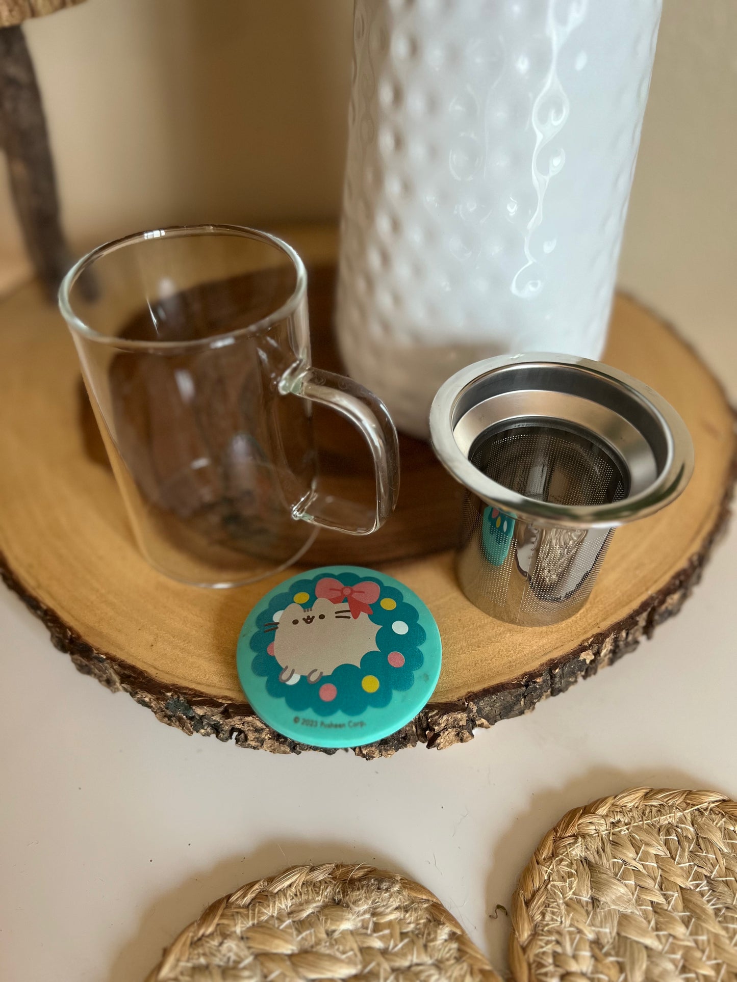 Pusheen Glass Tea Mug
