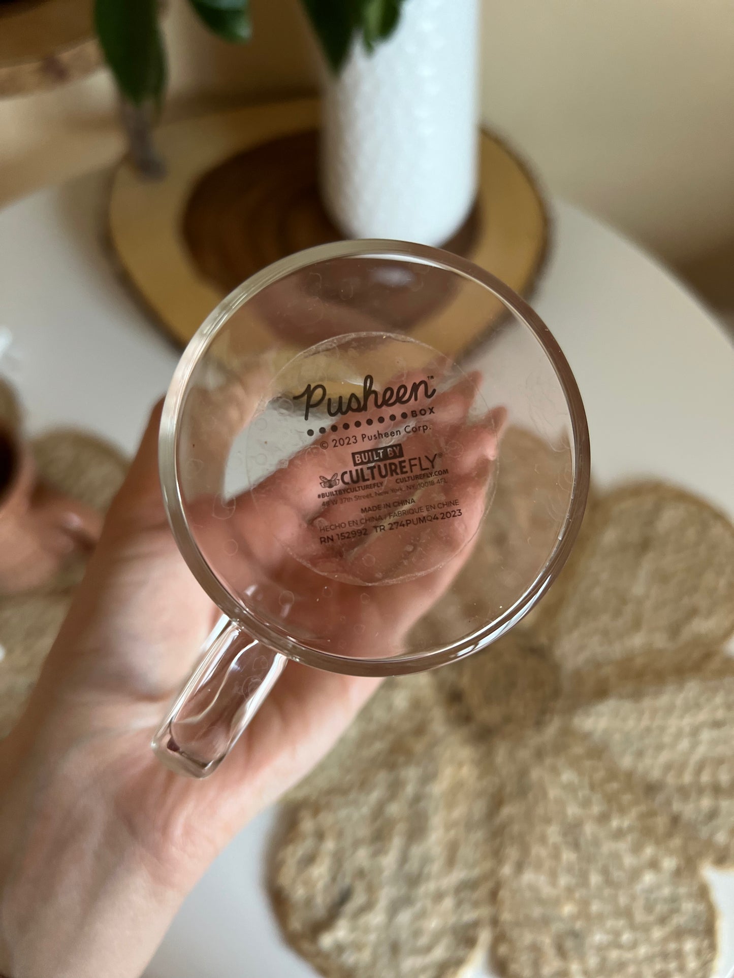 Pusheen Glass Tea Mug