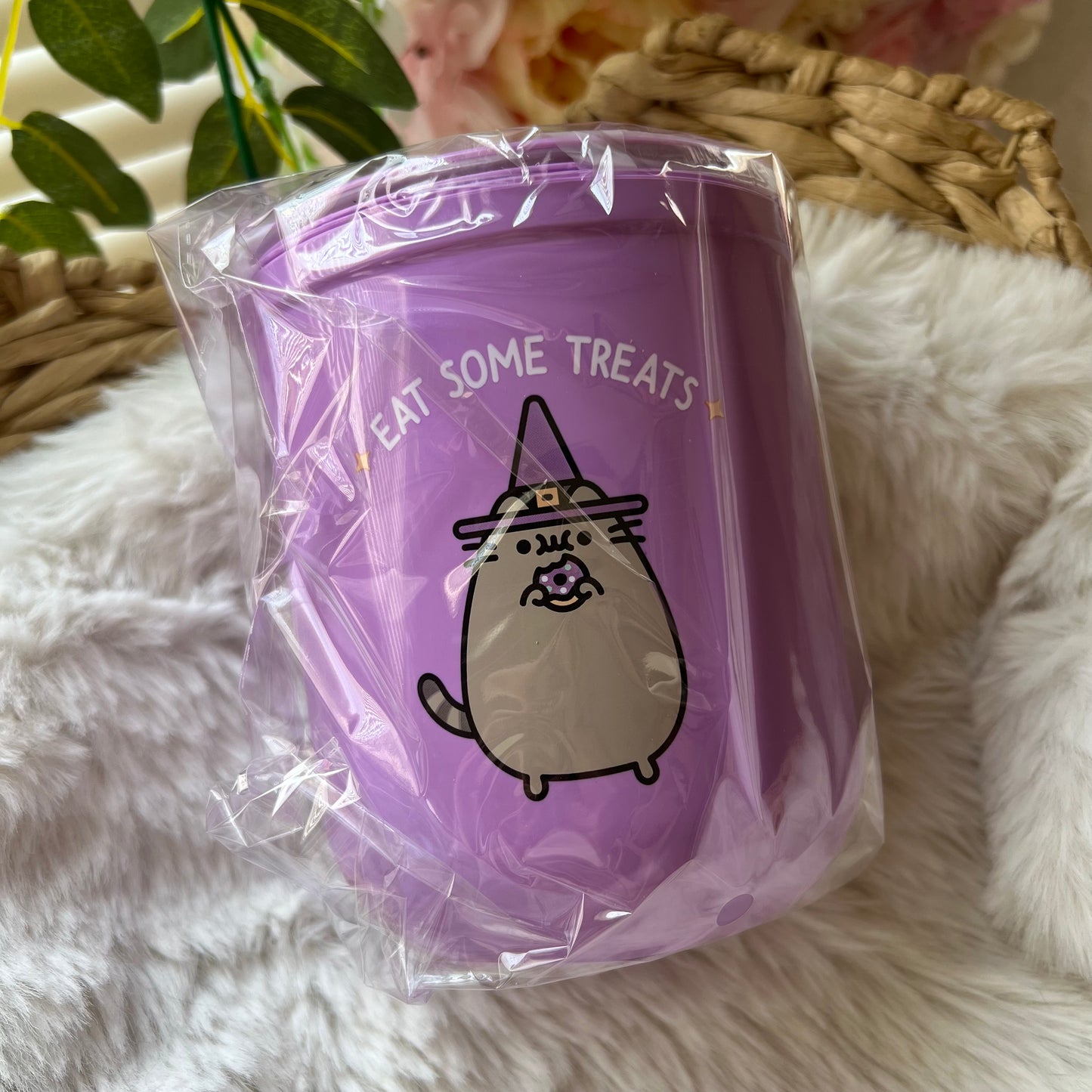 Pusheen Purple Cat Treat Jar