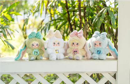 Nommi Plush Fantasy World Series Figure with Keychain in Pastel Pink