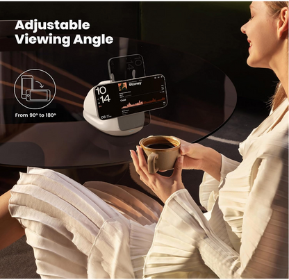 Snail-Shaped Wireless Charging Stand with Night Light