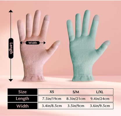 Moisturizing Knit Gloves in Dusty Pink (Set of 6 Pairs)