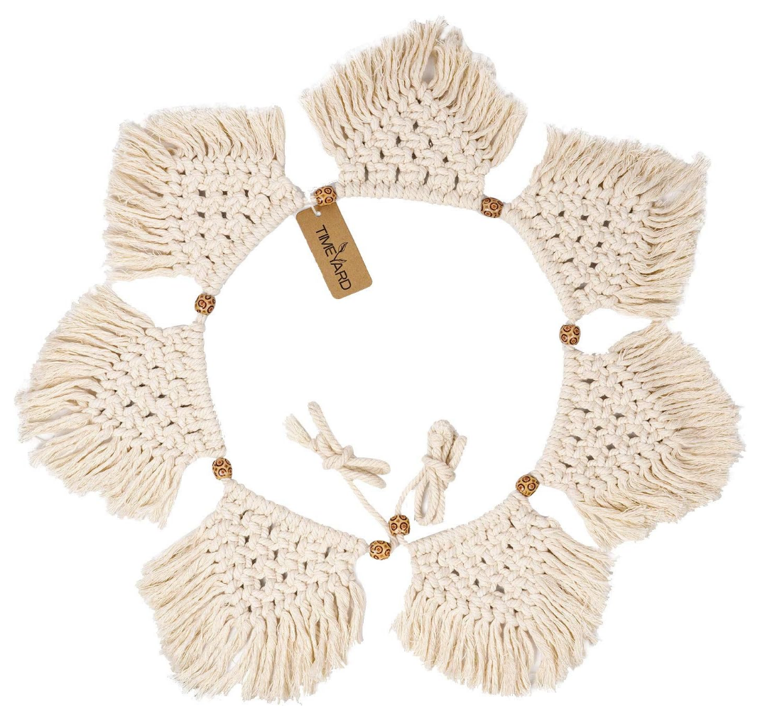 Boho Macrame Triangle Fringee Garland