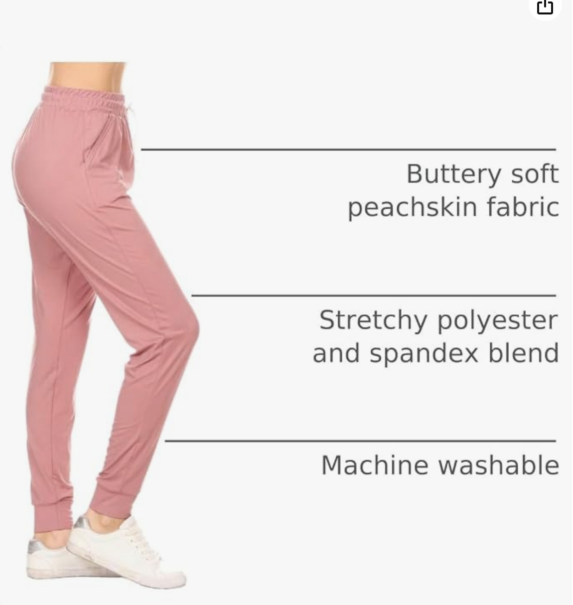 Dusty Rose Joggers