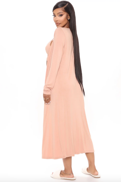 Blush Pink 3-Piece Loungewear Set