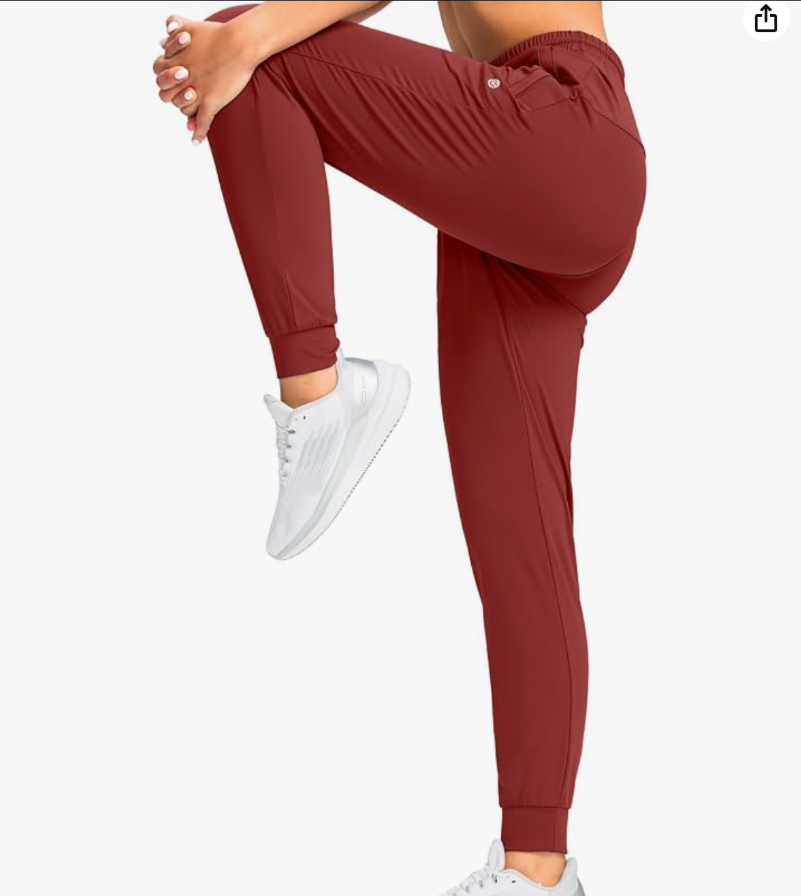 Burgundy Drawstring Joggers